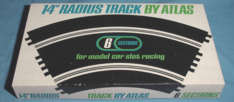Atlas 1:24 1:32 Scale Home Racing Curved Slot Car Track Box Lid Atlas 1:24 1:32 Scale Home Racing Curved Slot Car Track Box Lid