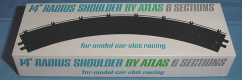 Atlas 1:24 1:32 Scale Home Racing Curved Slot Car Track Shoulder Aprons Box Lid Atlas 1:24 1:32 Scale Home Racing Curved Slot Car Track Shoulder Aprons Box Lid