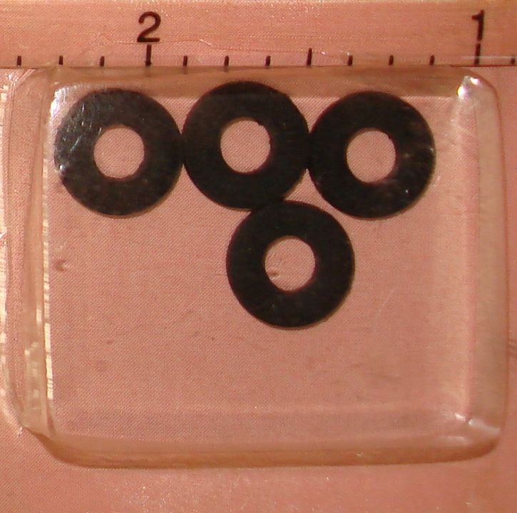Atlas HO Slot Car Racing Slimline Chassis Tires Part C127 Atlas HO Slot Car Racing Slimline Chassis Tires Part C127