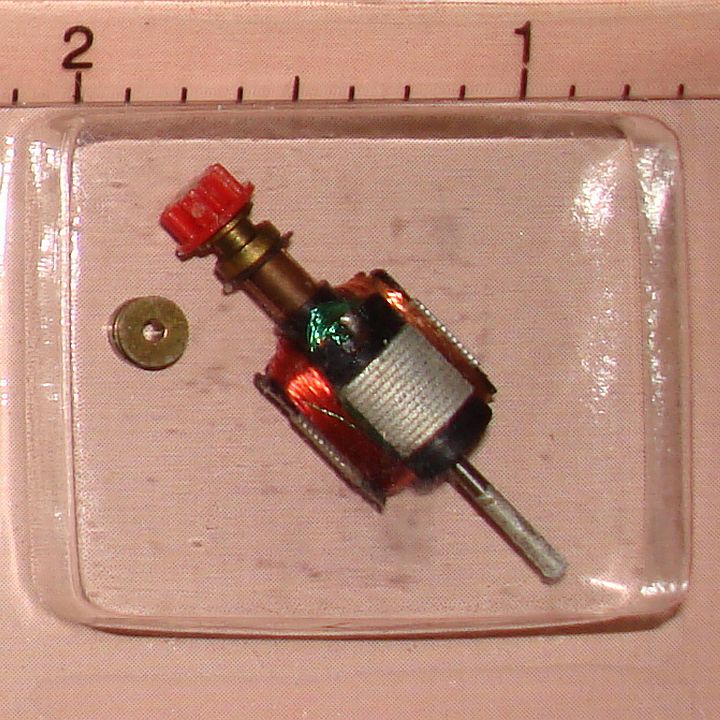 Atlas HO Slot Car Racing Slimline Chassis Armature Part M112 Atlas HO Slot Car Racing Slimline Chassis Armature Part M112