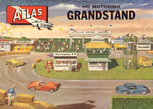 Atlas HO Motoring Grandstand Slot Car Racing Structure 1402-129