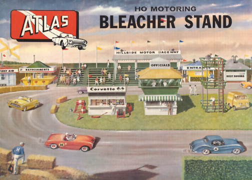Atlas HO Motoring Bleacher Stand Slot Car Racing Structure 1403-98