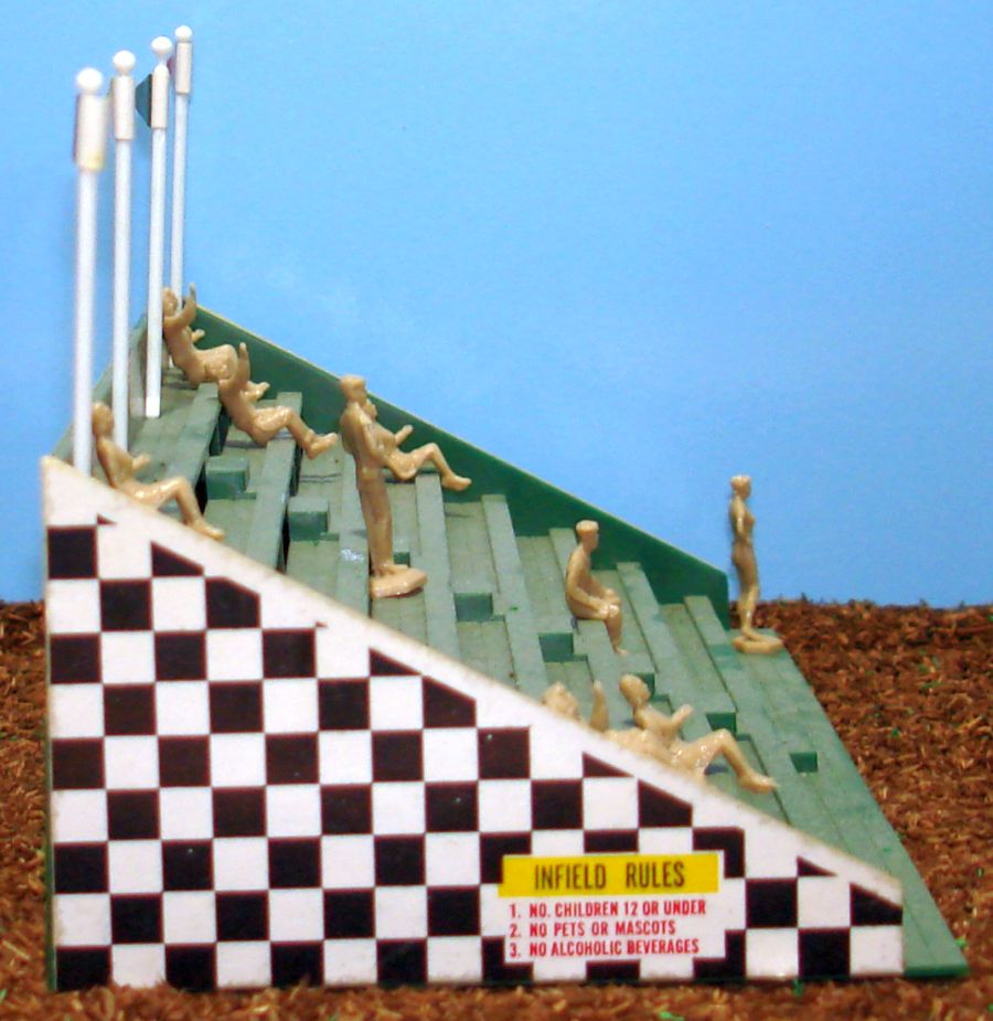 1403 Atlas HO Slot Car Racing Track Layout Bleacher Stand Structure Right