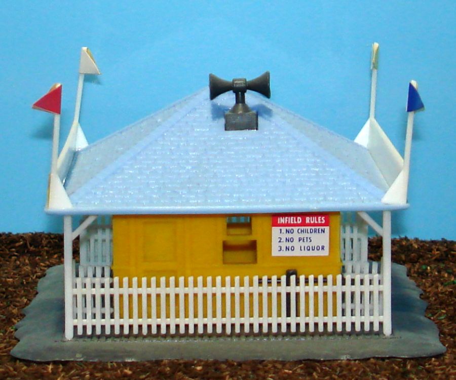 1404 Atlas HO Slot Car Racing Track Layout Entrance Building Structure Left
