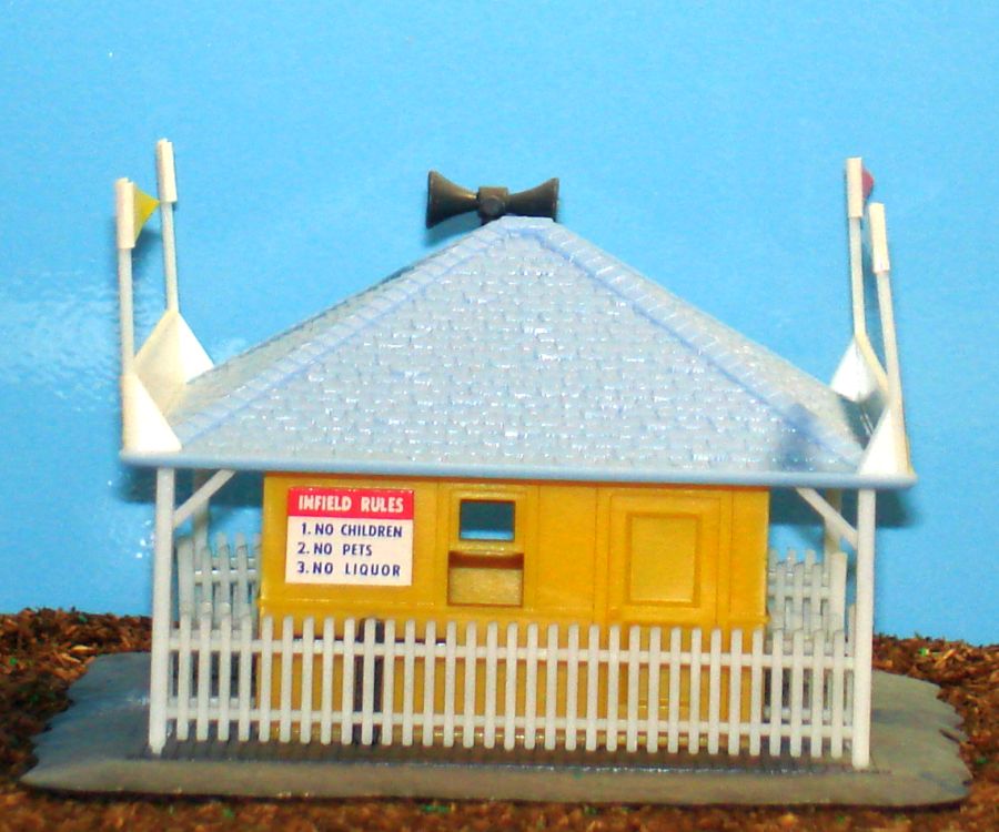 1404 Atlas HO Slot Car Racing Track Layout Entrance Building Structure Right