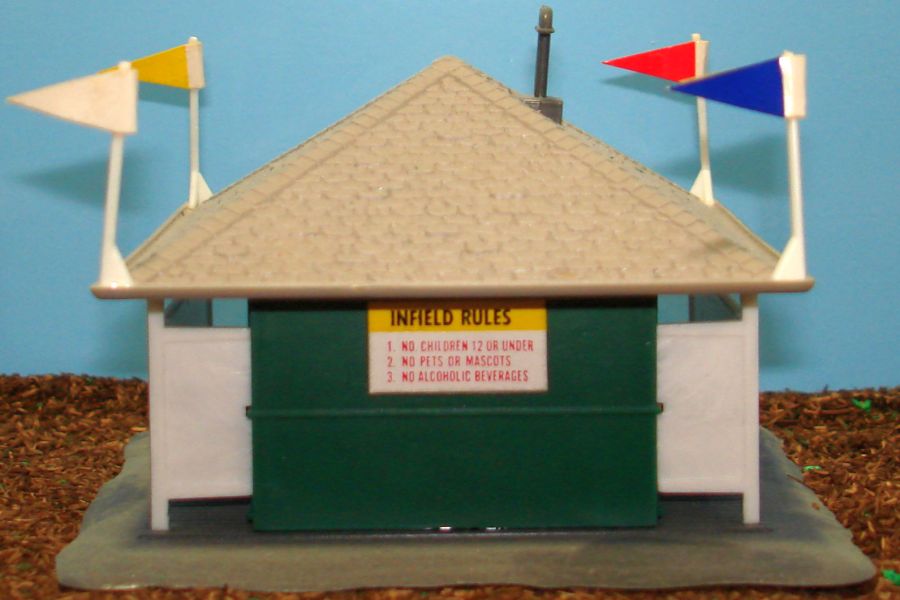 1405 Atlas HO Slot Car Racing Track Layout Rest Room Structure Rear