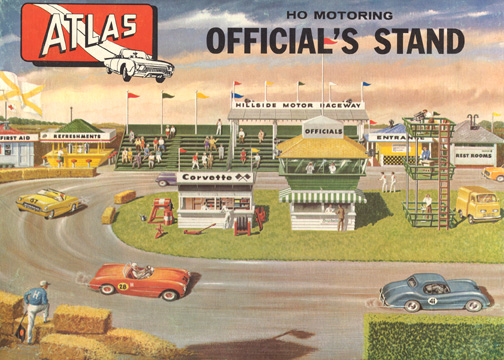Atlas HO Motoring Officials Stand Slot Car Racing Structure 1409-129