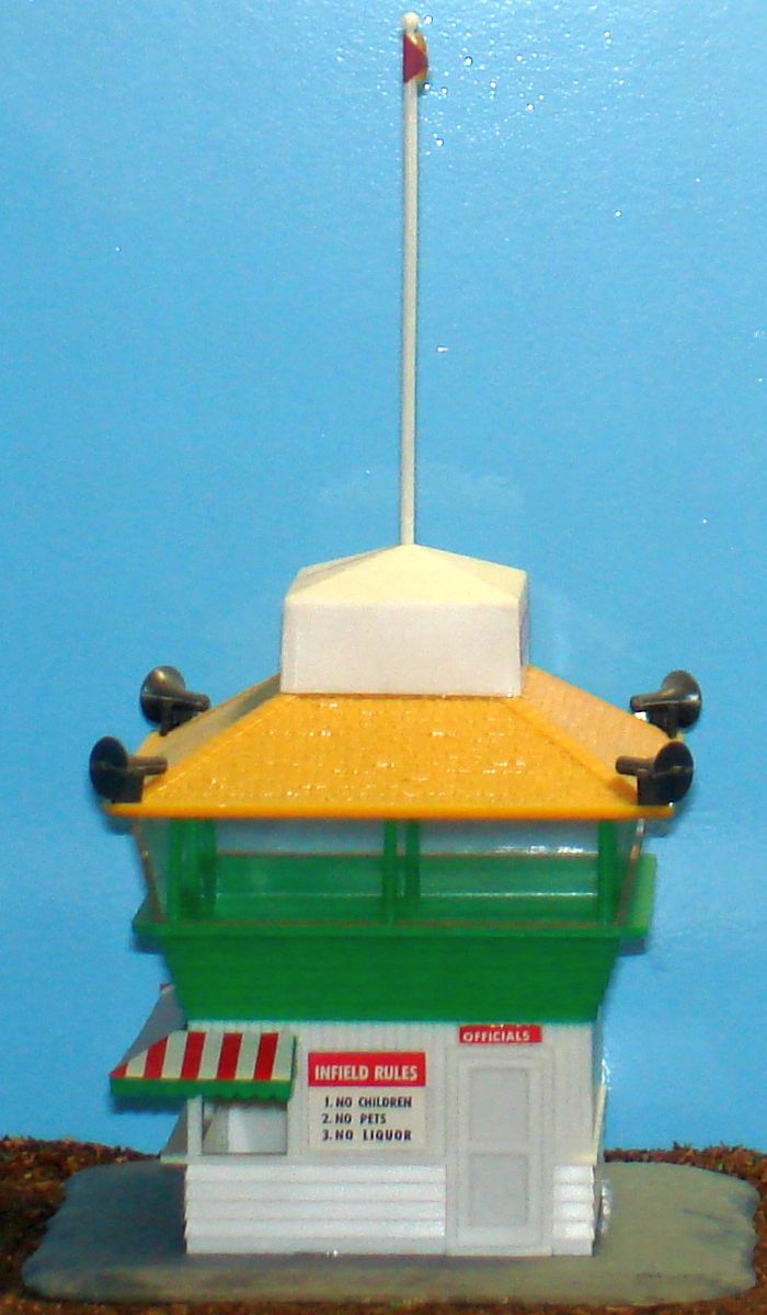 1409 Atlas HO Slot Car Racing Track Layout Officials Stand Structure Left