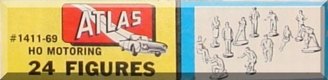 Atlas HO Slot Car Racing Track Layout Accessories 24 Motoring Figures