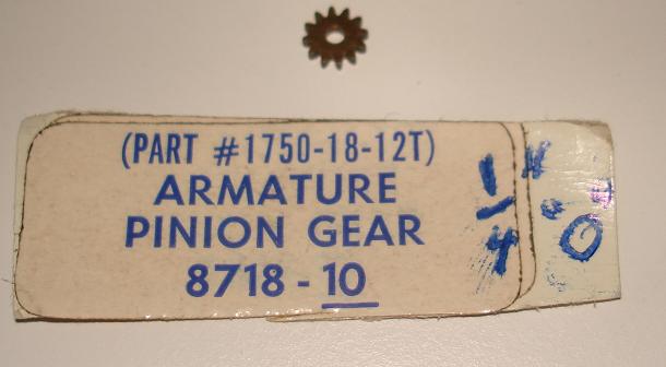 Super Model Motoring Slot Car Racing Parts 12T 12 Tooth Armature Pinion Gear Super Model Motoring Slot Car Racing Parts 12T 12 Tooth Armature Pinion Gear