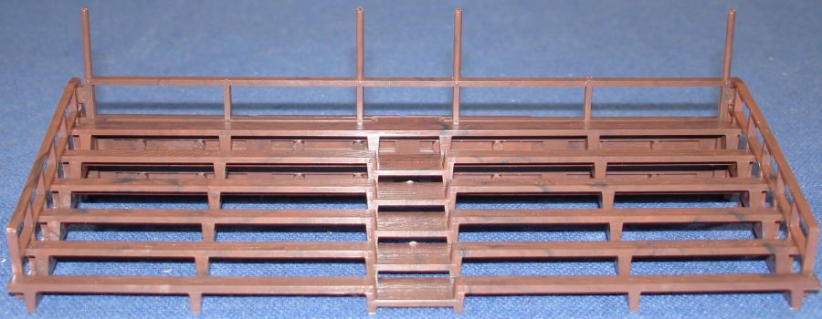 2676 Plasticville HO Slot Car Racing Track Layout Grandstand Structure