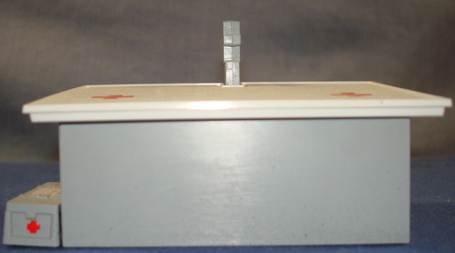 2677 Plasticville HO Slot Car Racing Track Layout First Aid Station Structure
