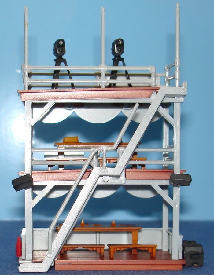 2776 Plasticville HO Slot Car Racing Track Layout Judges Stand Structure 2776 Plasticville HO Slot Car Racing Track Layout Judges Stand Structure